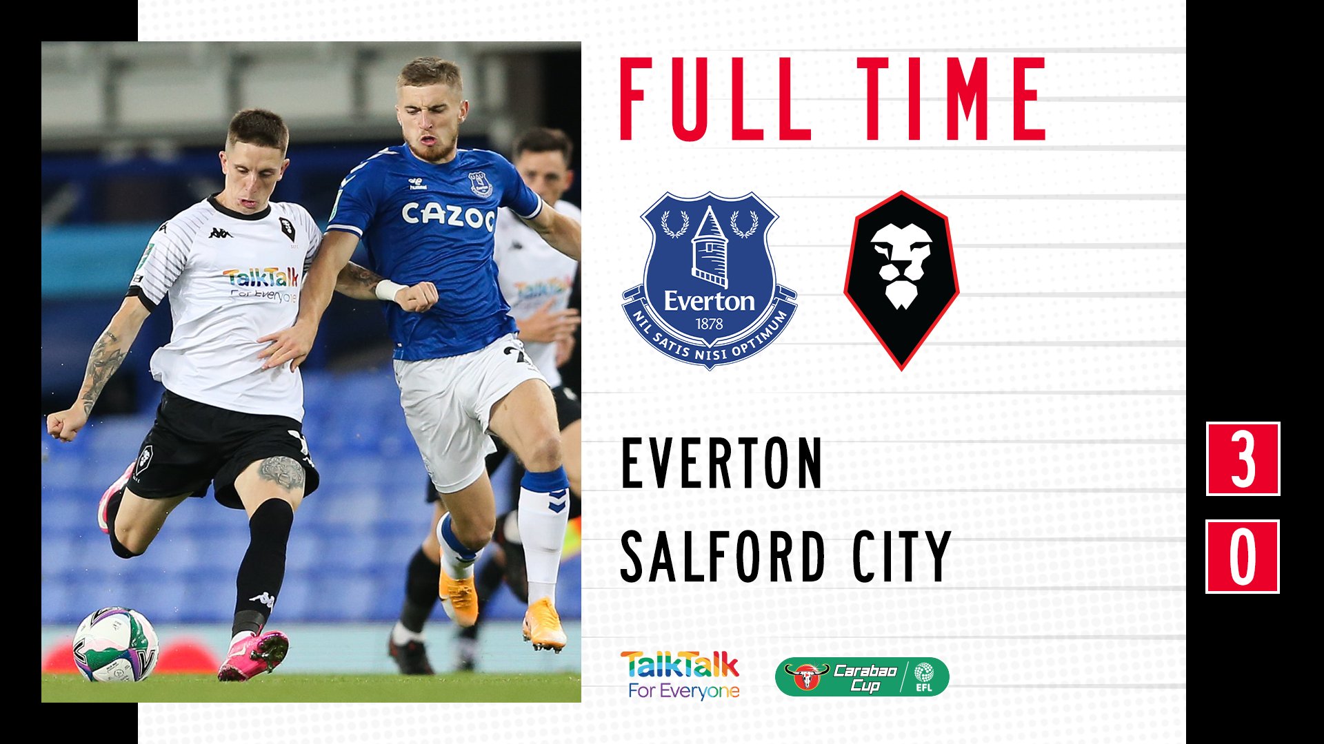 Everton v salford online
