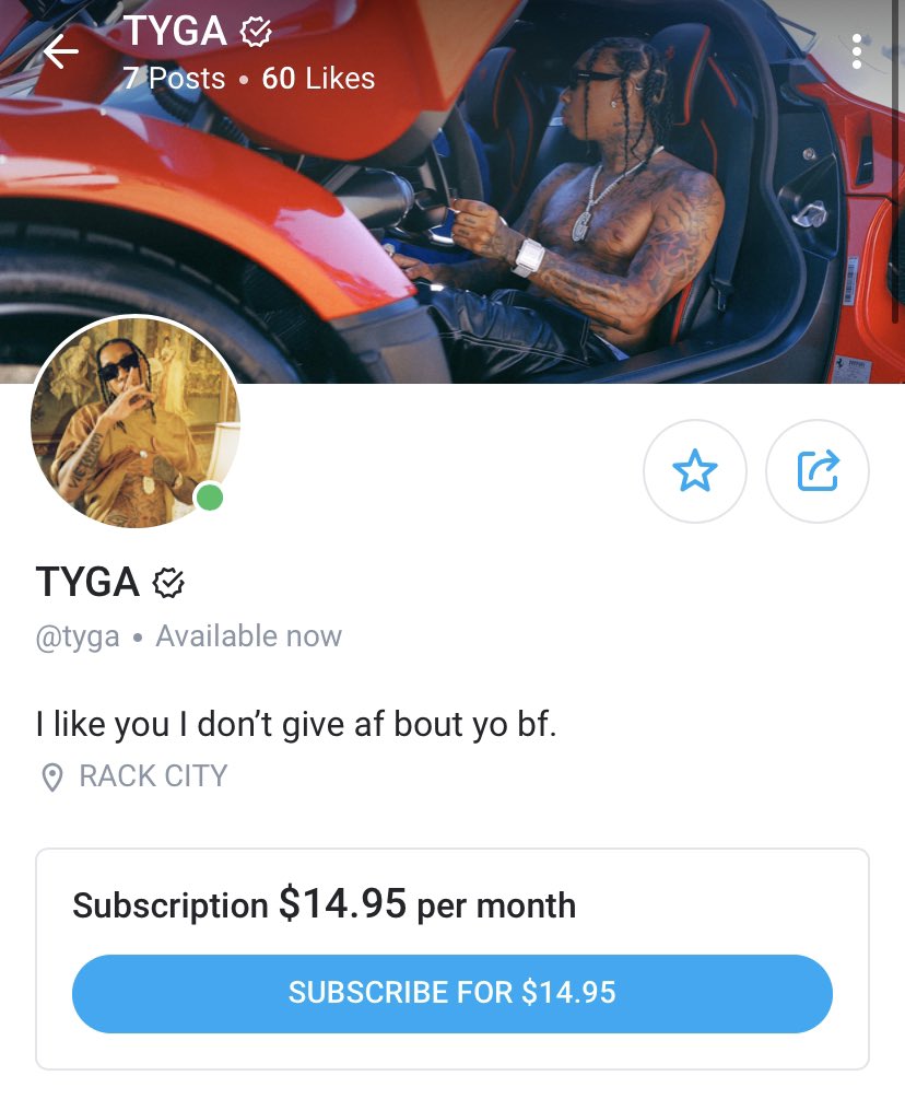 Tyga Twitter