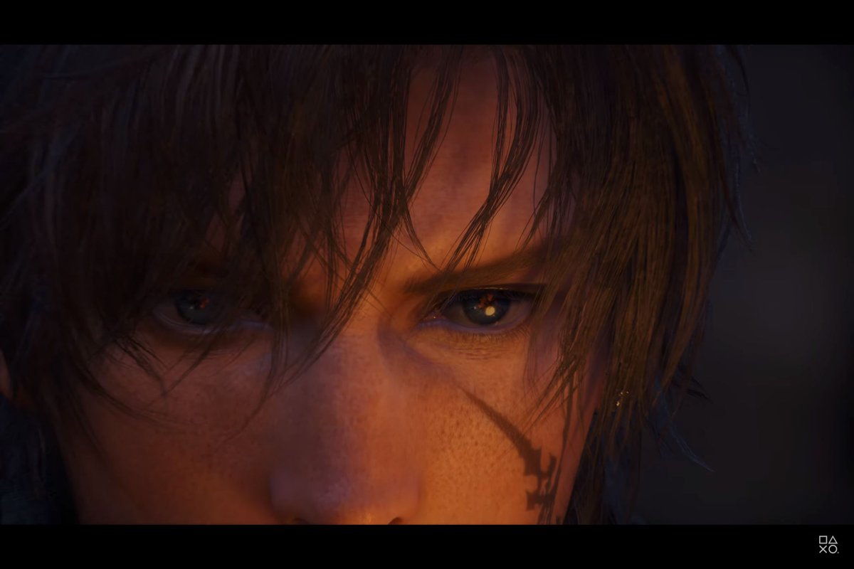 FFXVI_News's tweet photo. FFXVI trailer analysis:
The trailer opens with 4 people, including our supposed protagonist sitting around a campfire. A leader with an interesting tattoo briefs them on a mission to hunt down Shiva. https://t.co/xYphN7hMG1