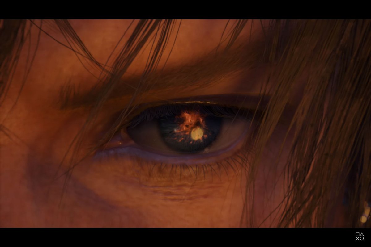 FFXVI_News's tweet photo. FFXVI trailer analysis:
The trailer opens with 4 people, including our supposed protagonist sitting around a campfire. A leader with an interesting tattoo briefs them on a mission to hunt down Shiva. https://t.co/xYphN7hMG1