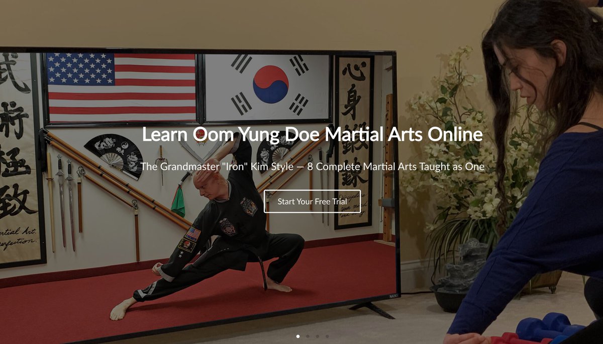 Oomyungdoe's tweet photo. Introducing online beginner's Black Belt Training in Oom Yung Doe — 8 Complete Martial Arts Taught as 1. Start a free trial, including tutorial videos, streaming classes, and instructor consults, today: https://t.co/O7su8Bo9bP 
#martialarts https://t.co/nSpzqUt0cN