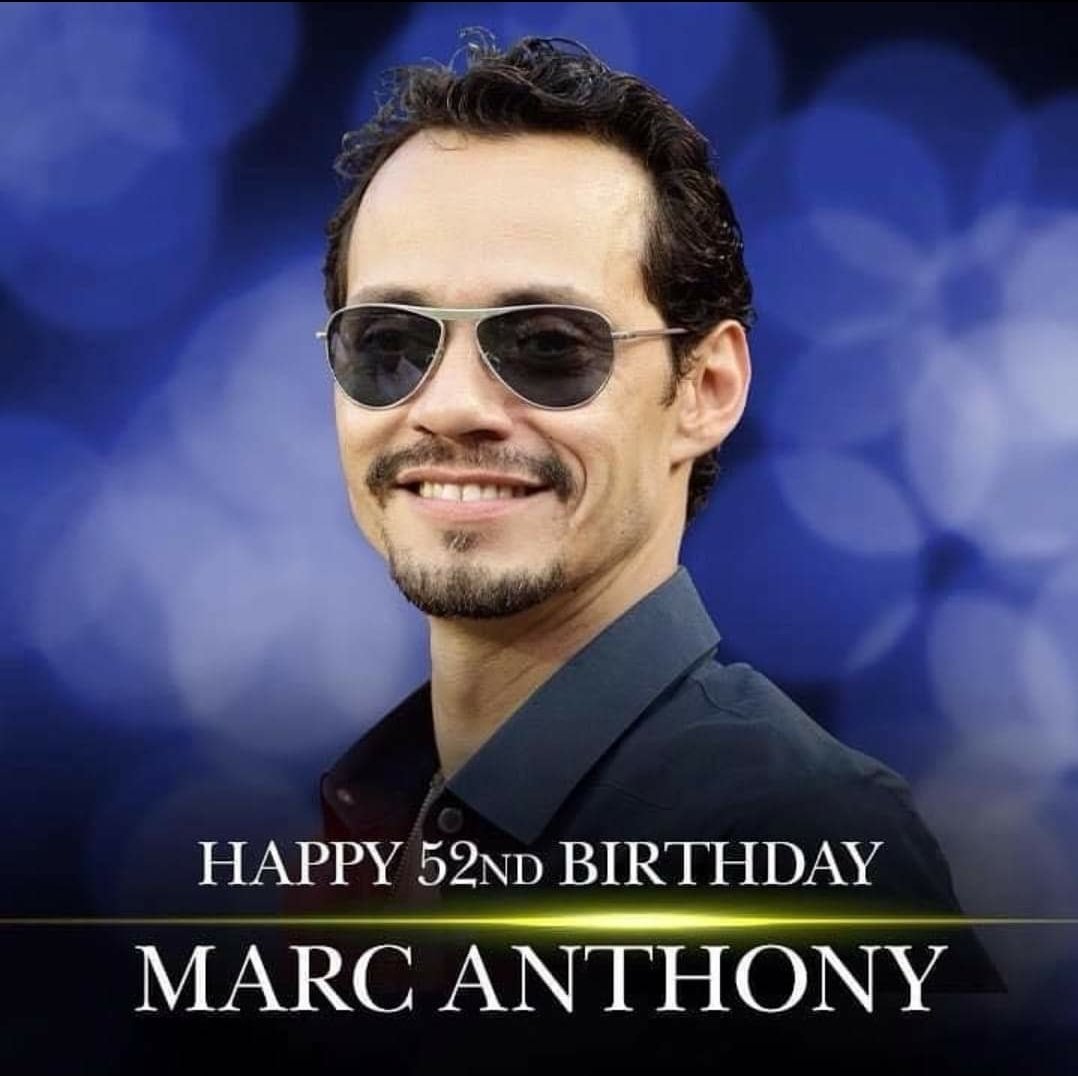 Happy birthday my orgullo boricua  que dios el de salu y bendicion  marc Anthony 