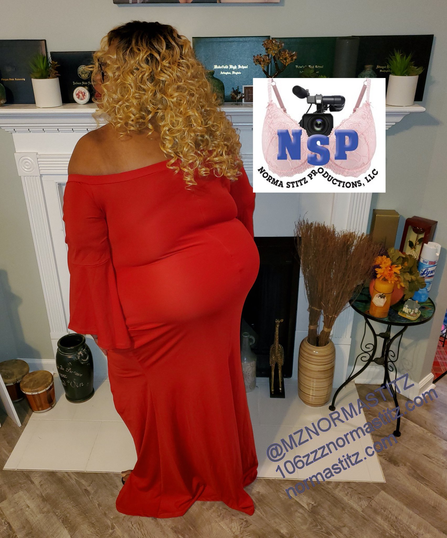 Mz Norma Stitz On Twitter Thank For This Lovely Red Dress Off My 