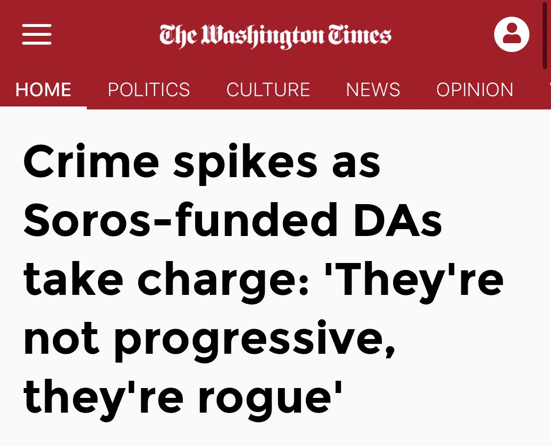 The negative effect of Soros funded DA’s is indisputable. The extremists he backed have seen rising crime, rising murder, riots and one has made their city the most violent city in the US now. One DA in San Francisco he helped to elect used to be a translator for Hugo Chavez. 