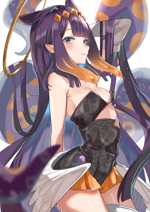 勢いで描いてから一旦冷静になった後レイヤー統合してバランス調整することが多いんだけど頭が大きすぎたり目が離れすぎたりしてるのに気付くのである程度絵を冷ますのは大事。
左:修正前 右:後
全然違う 