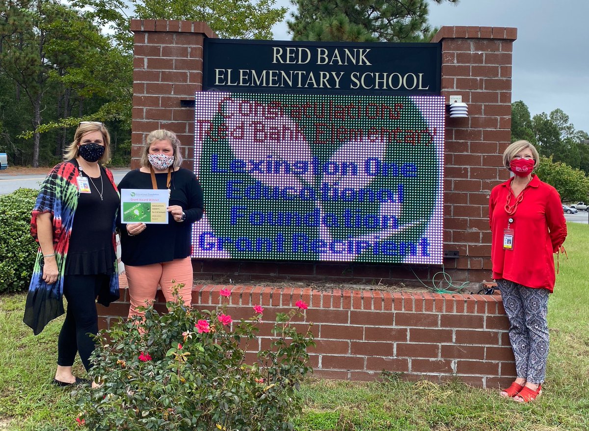 Way to go Jamee Childs and Kristin Dycus for spearheading this grant! Go RBE Roadrunners! ⁦<a href="/LexingtonOne/">Lexington County School District One</a>⁩ ⁦<a href="/RBESRoadrunners/">Red Bank Elementary</a>⁩ ⁦@GLittle_Lex1⁩ ⁦<a href="/ricardbd/">Benji Ricard</a>⁩