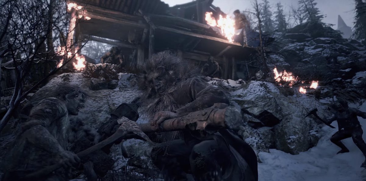 Jawmuncher Our First Look At The Hammer Werewolf Is An Interesting One In Resident Evil 8 Village I M Starting To Wonder If You Re Even Supposed To Win This First Encounter