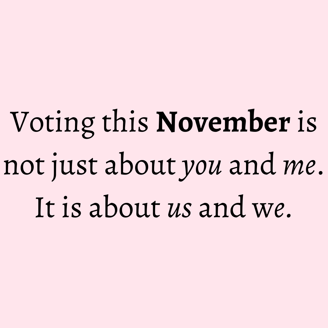 ASUV4E's tweet image. It is important we realize the power within our own hands to ensure a more just society for all. Voting this November isn’t about red or blue, it’s about protecting our neighbors, our friends, and protecting the people we don’t know but have empathy and love for. #AZVote