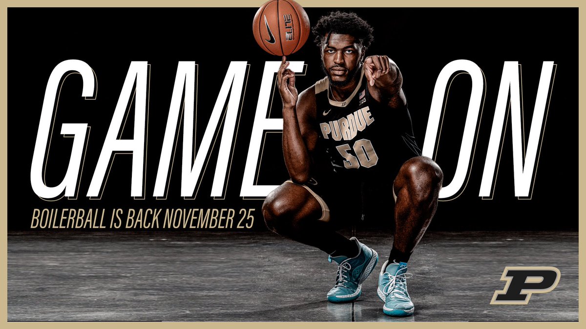 ❕ 𝗚𝗔𝗠𝗘 𝗢𝗡 ❕

We’re back too! 

#Purdue x #BoilerUp 🚂