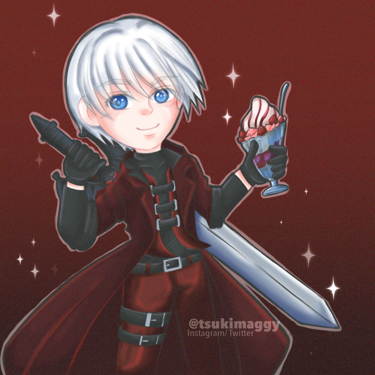 🍕Maggy🧋 on X: Devil May Cry- dante #anime #drawing #fanart #illustration  #Manga #procreate #DevilMayCry #dante #DMC #game    / X