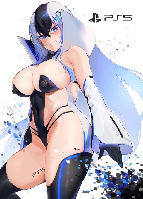 前描いたPS5ちゃん 
