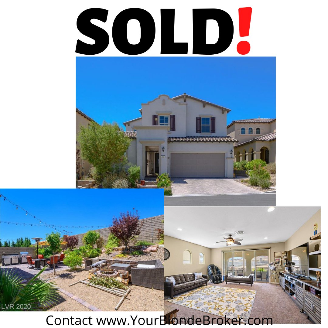 yourblondebrokr's tweet photo. ❗SOLD‼️ 
This Home shows like a model, elegant living in Las Vegas most popular area The Paseos could be yours!!! https://t.co/zFRSEFNd2L