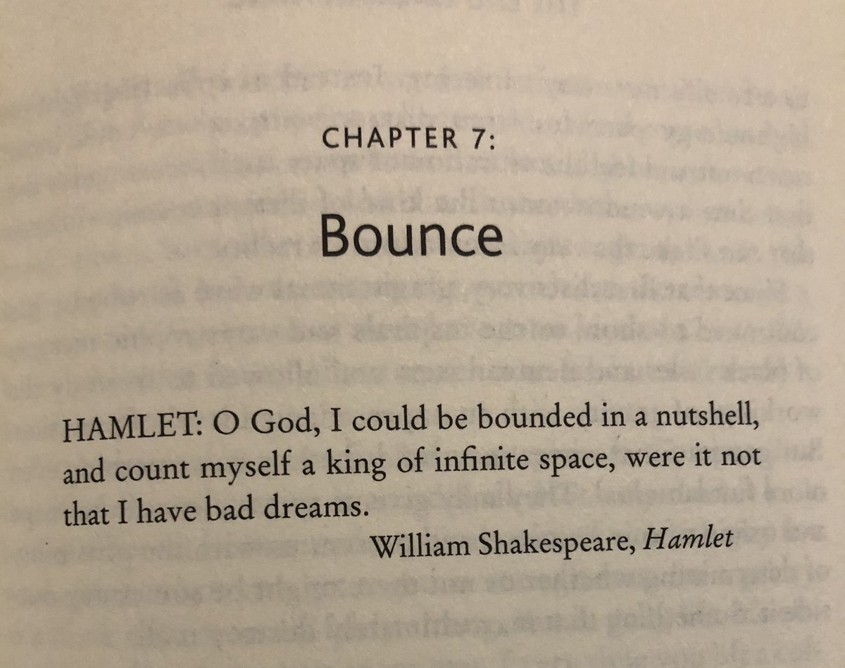 Chapter 7: Bounce. William Shakespeare, Hamlet.