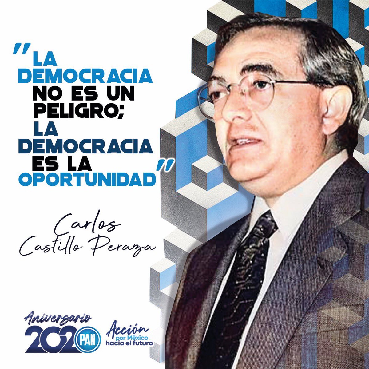 "Los fundadores de Acción Nacional no nos dejaron como herencia un modo de ver hacia el pasado, sino una manera acertada de mirar hacia el futuro. Con modestia, con fidelidad y con audacia hay que emprender ese camino"
¡Gracias por tanto, Carlos Castillo Peraza!
#Aniversario2020 https://t.co/TxYQoNEwdH