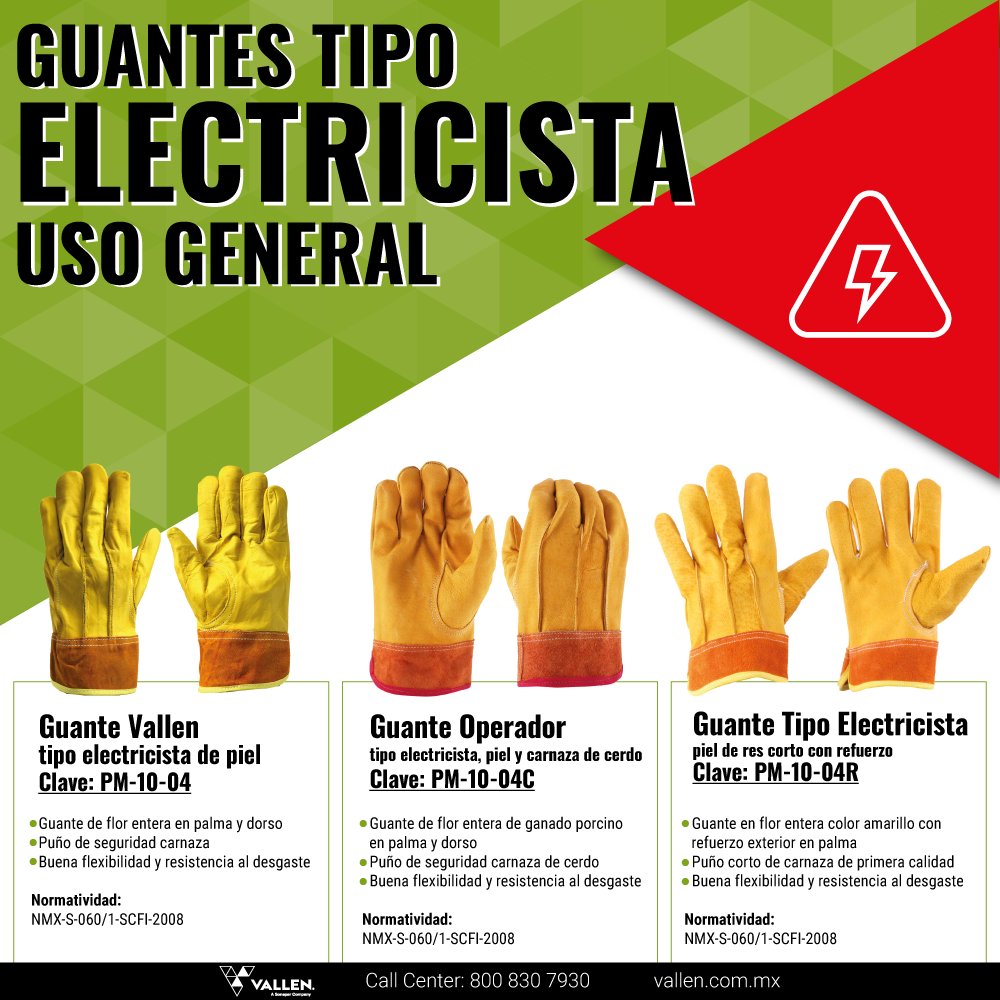 توییتر \ Vallen México در توییتر: «Conoce algunos modelos de #Guantes Tipo # Electricista que puedes encontrar en #VallenMéxico #ProteccionManos #EPP 🛒 Compra sin de tu casa: https://t.co/orDiw382Ff https://t.co/WzPchCe5h5»