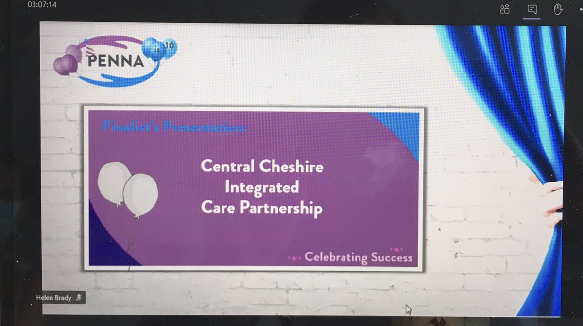 Immensely proud moment to showcase the amazing work of our <a href="/CCICPNHS/">Central Cheshire Integrated Care Partnership</a> paeds teams today at #PEN10 alongside our wonderful APNP Debi. Some amazing work being done in such challenging times by everyone around the country. Truly inspiring! <a href="/PEN_NEWS/">Ruth Evans MBE at PEN</a>