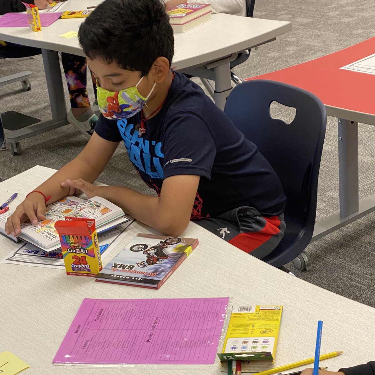 Erin Goad (@erin_goad) on Twitter photo I just ❤️ getting to know my students. This week <a href="/CottonwoodCISD/">Cottonwood Elementary, CISD</a> Library, we’re creating reading interests book covers as a way of sharing a little information about ourselves and what we like to read. #cultivatingleaders #cultivatingreaders #just4kids I just ❤️ getting to know my students. This week <a href="/CottonwoodCISD/">Cottonwood Elementary, CISD</a> Library, we’re creating reading interests book covers as a way of sharing a little information about ourselves and what we like to read. #cultivatingleaders #cultivatingreaders #just4kids