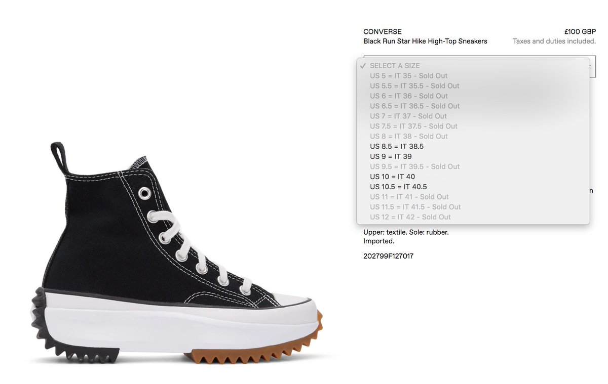 ssense run star hike