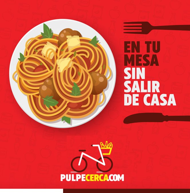 PulpeCerca's tweet photo. ¡Lo mejor es que tu almuerzo es de tu elección! Ubica a tu negocio de comidas preferido y encarga tu almuerzo, cena, merienda, lo que tu quieras, sin salir de casa. #CompraCercaCompraSegura https://t.co/P7DajSx7gP