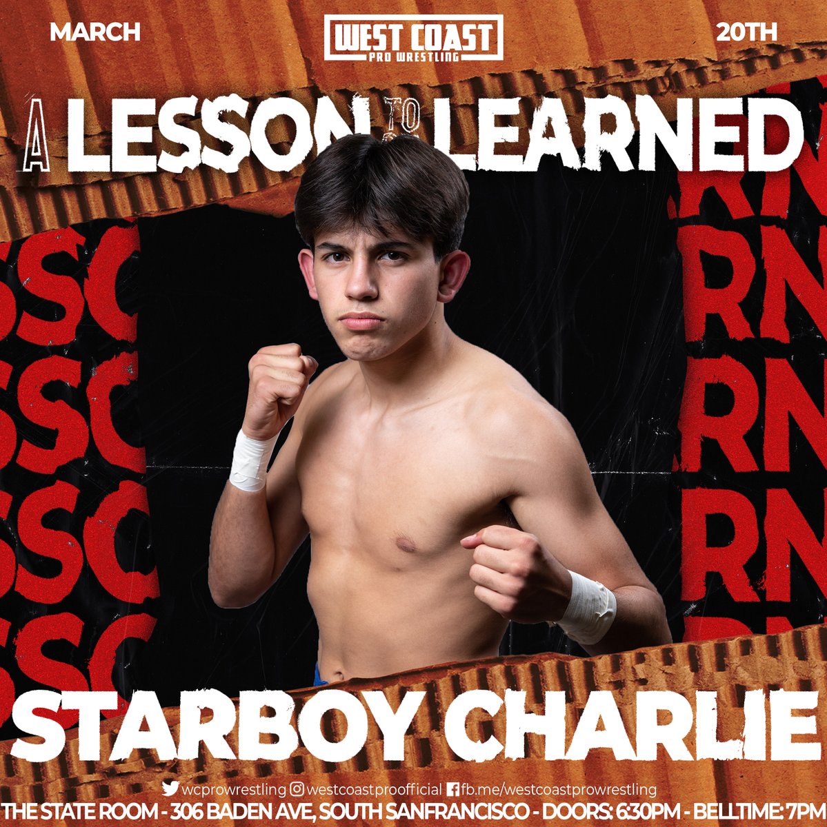  @starb0ycharlie Started wrestling at 12 or 13(I forget), still only 17. Made his name in  @WCProOfficial where he had a great series of matches with Jake Atlas. You probally know him from GCW.