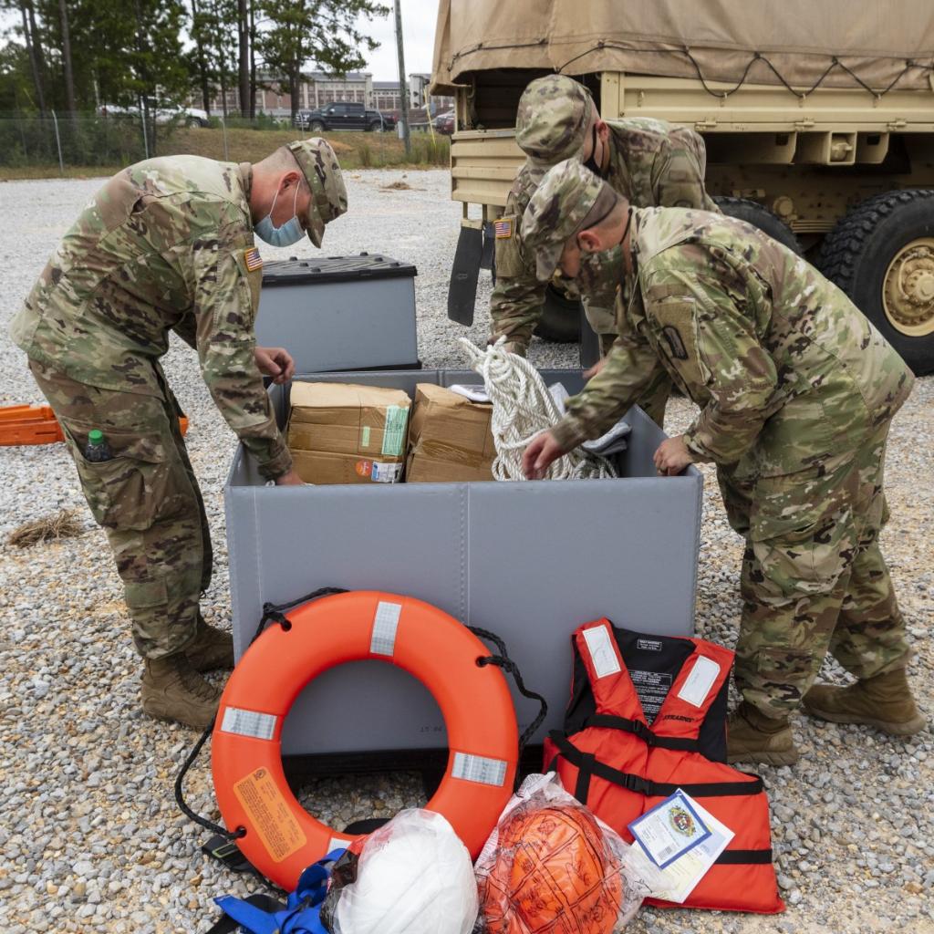 The Mississippi Army National Guard are ready to assist in the aftermath of #HurricaneSally; providing first responders with additional resources to protect people and property. ➡️ go.usa.gov/xGR2Y #NationalGuard