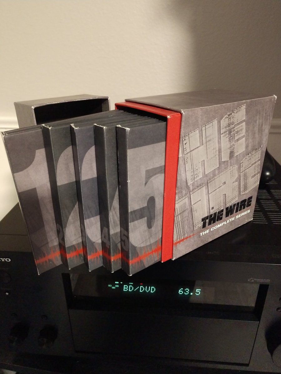 Gonna binge all 5 seasons of the The Wire for old times sake! <a href="/thewirepod/">Way Down in the Hole</a>