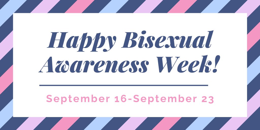 Happy #BisexualAwarenessWeek or #BiWeek! This week we'll be sharing some research by and/or about bisexual people! If you are bisexual and would like us to share your research, DM us!