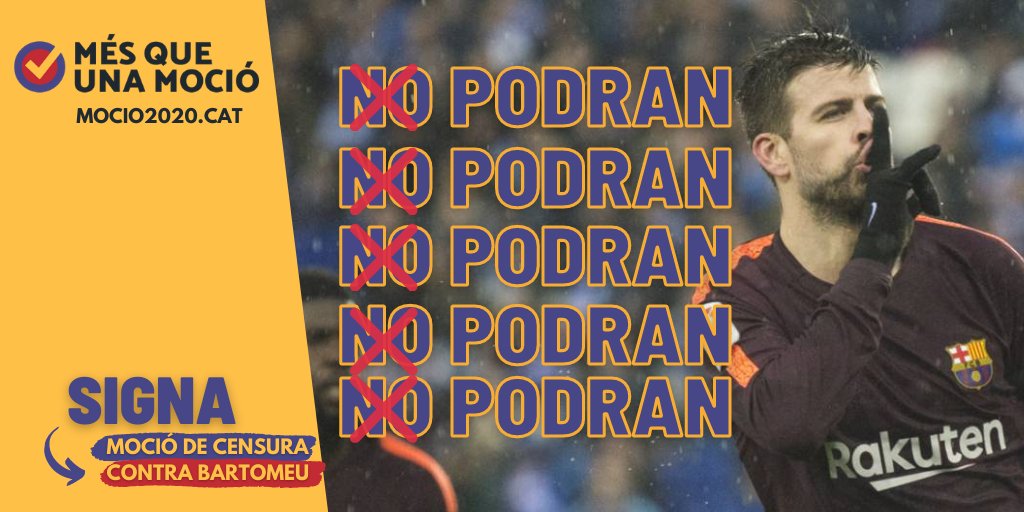 MesQueUnaMocio's tweet photo. 🚨 REMATEM LA FEINA🚨
FALTEN 271 SIGNATURES!

📍 Tsunami Blaugrana. Travesera de Collblanc, 2, L’Hospitalet de Llobregat. 11-14:30h.
   
📍 Bar La Formiga, Plaça Ajuntament 10. Esparreguera 9-13:30h

📍 Bar Les Fonts. Plaça de les Fonts, Olesa de Montserrat. 9-13:30h https://t.co/tkcB2DWUl6