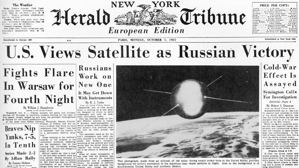 11/Fast forward to Oct 1957. Sputnik shocks the world. Why didn't we put a satellite in space first. Were the Soviets that much better? Was their system superior to ours? Why weren't we spending money in space?!? These were real questions, but the answers were complex.