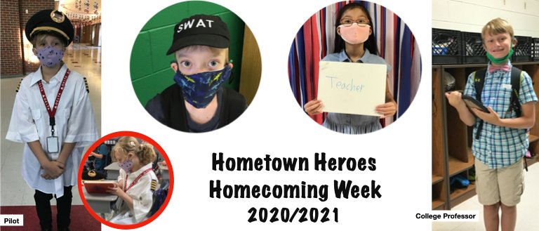BurgSignClub's tweet photo. Deaf and Hard of Hearing students @TweetDCS_LES represented hometown heroes today. #DHH #HoH #Hoco2020 #LESPRIDE https://t.co/4vIwKRTC6f
