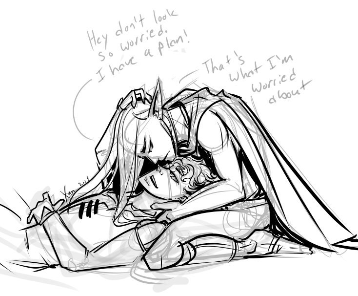 So this is the month that I usually draw cute cuddles and smoos... I'm not sure if I'll get to that this year but here are some previous cute drawings!