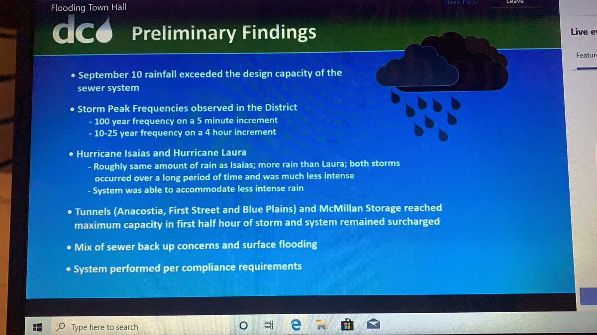  @dcwater preliminary findings shared while they do continue to evaluate the system and event
