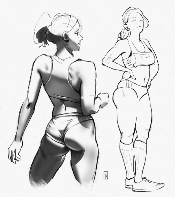 sketch de umas poses de hoje ? 