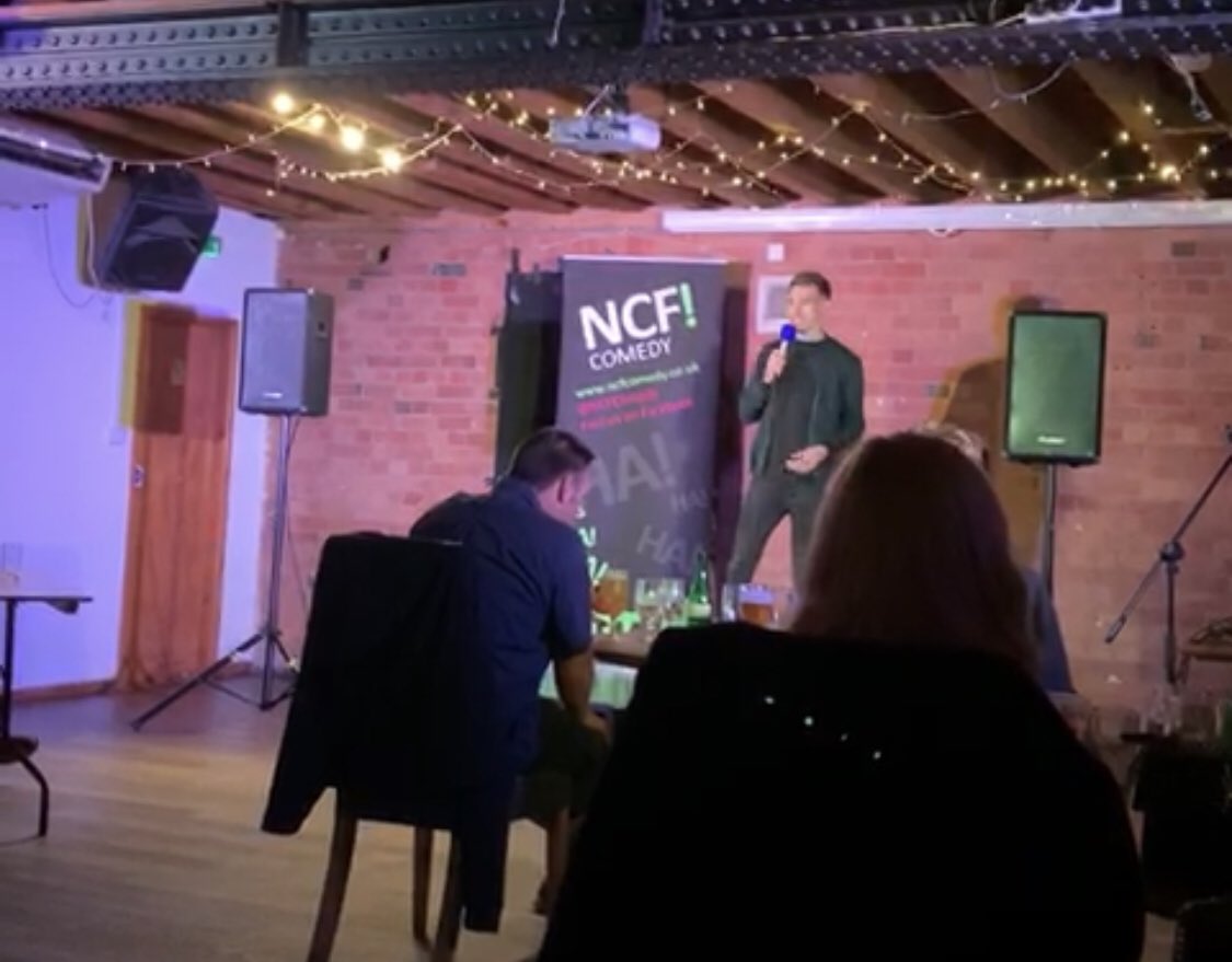 Great to be back on stage and my first time at the <a href="/NCFComedy/">NCF Comedy</a> fantastic!!! Was good fun and the other acts were amazing! Onto the next one

#comedy #supportlivecomedy