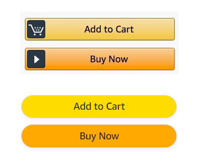 Amazon finally testing new buttons style (on the desktop so far). #UI #Amazon #UX