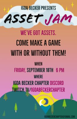 IGDAclark's tweet photo. #AssetJam https://t.co/CaFLUw2N6c