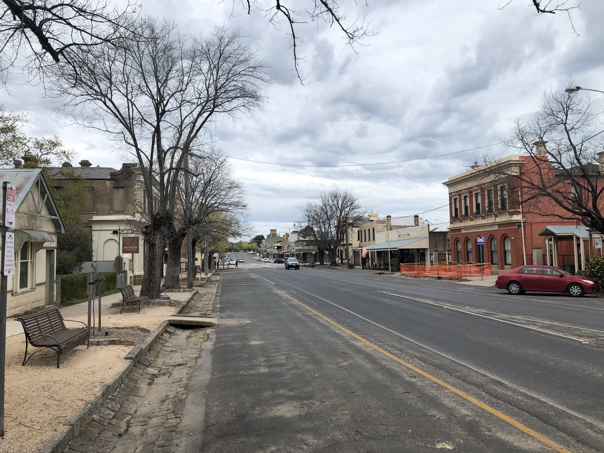 This is Beechworth, nine hours after the easing of restrictions. It’s as quiet as it was yesterday. I grew up 10 minutes down the road and have never seen it so empty.If this is your patch, please DM me. Would love to see how you’re getting on.