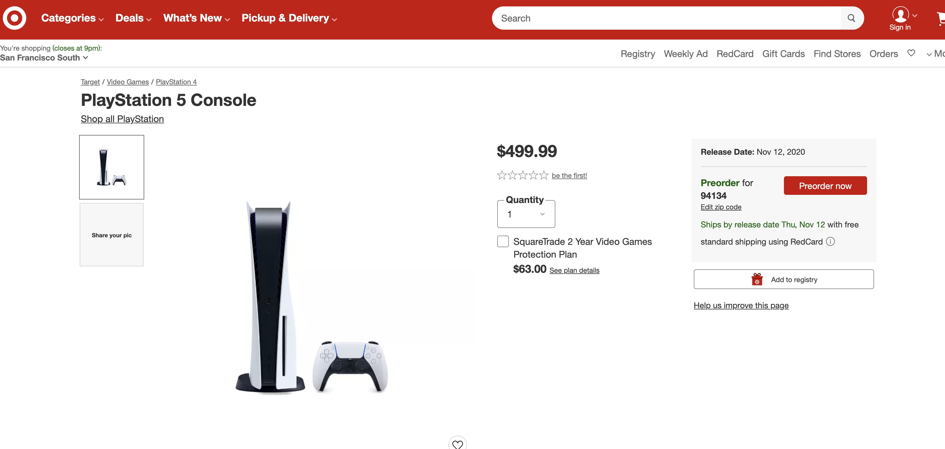 Target PS5' Scam Email Leads to Credit Card Form on Vietnam