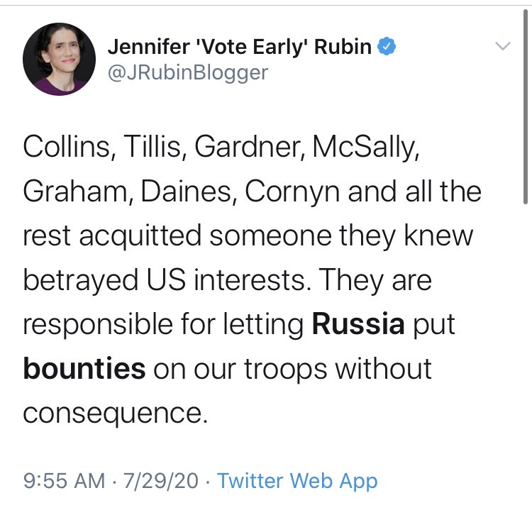 As ever, the bluechecks really outdid themselves on this one. You’ll be not shocked to see  @JRubinBlogger going headlong into this one before we’ve found any evidence beyond the Times reporting.