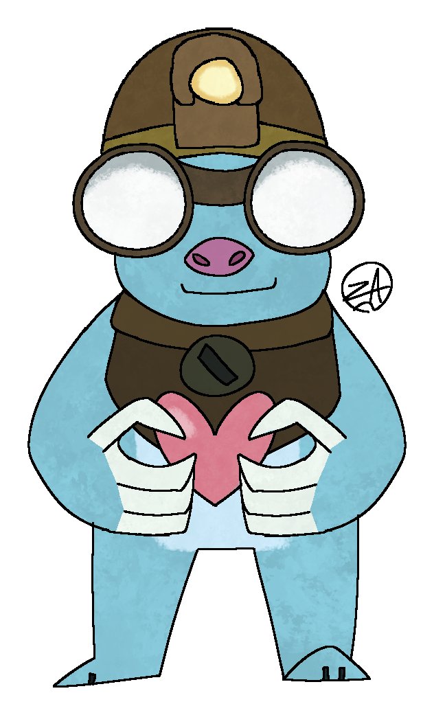 Xx_RAINB0W_xX's tweet photo. [ #tft #teamfighttatics #tftmolediver #molediver ] 

made a molediver for my boyfriend yesterday ;w; https://t.co/3QLmC9o14b