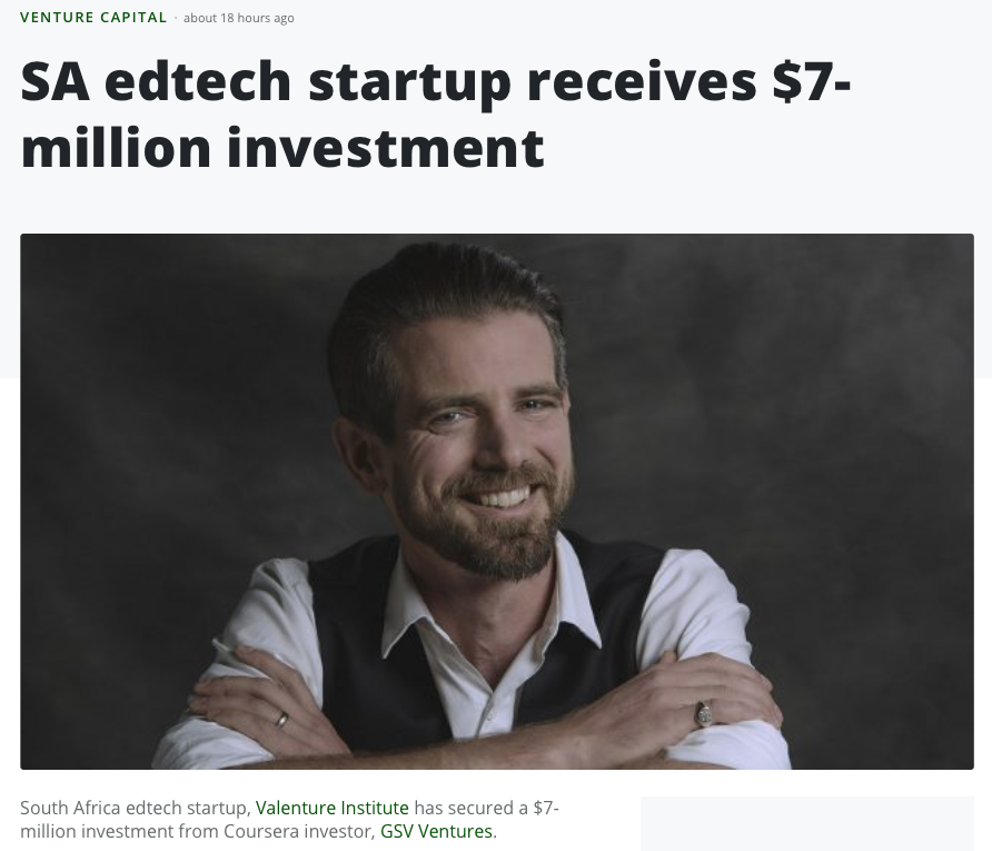 EMubuntu's tweet photo. #Investment indicator: Forward-thinking through #collaboration #foresight #multisegment approach in #elearning, #startup hungry leads to US$7million (ZAR 114million) for #SouthAfrica #edtech startup. @terrymartinw @CMSStartups @Dinilani @wisehubsa https://t.co/3TuWkmjt7m https://t.co/zlJ3CnVRdr