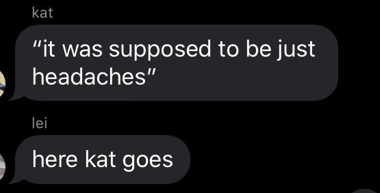 the only phrase leila knows how to say: a thread