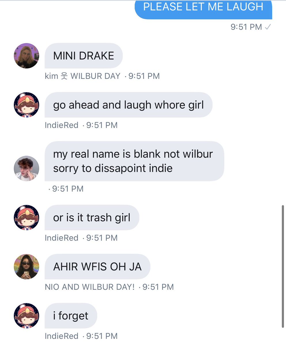 here, indiered calls me whore girl. this is why i decided this thread needed to be made. imagine your noomf calling you whore girl. that is how i feel making this thread right now.