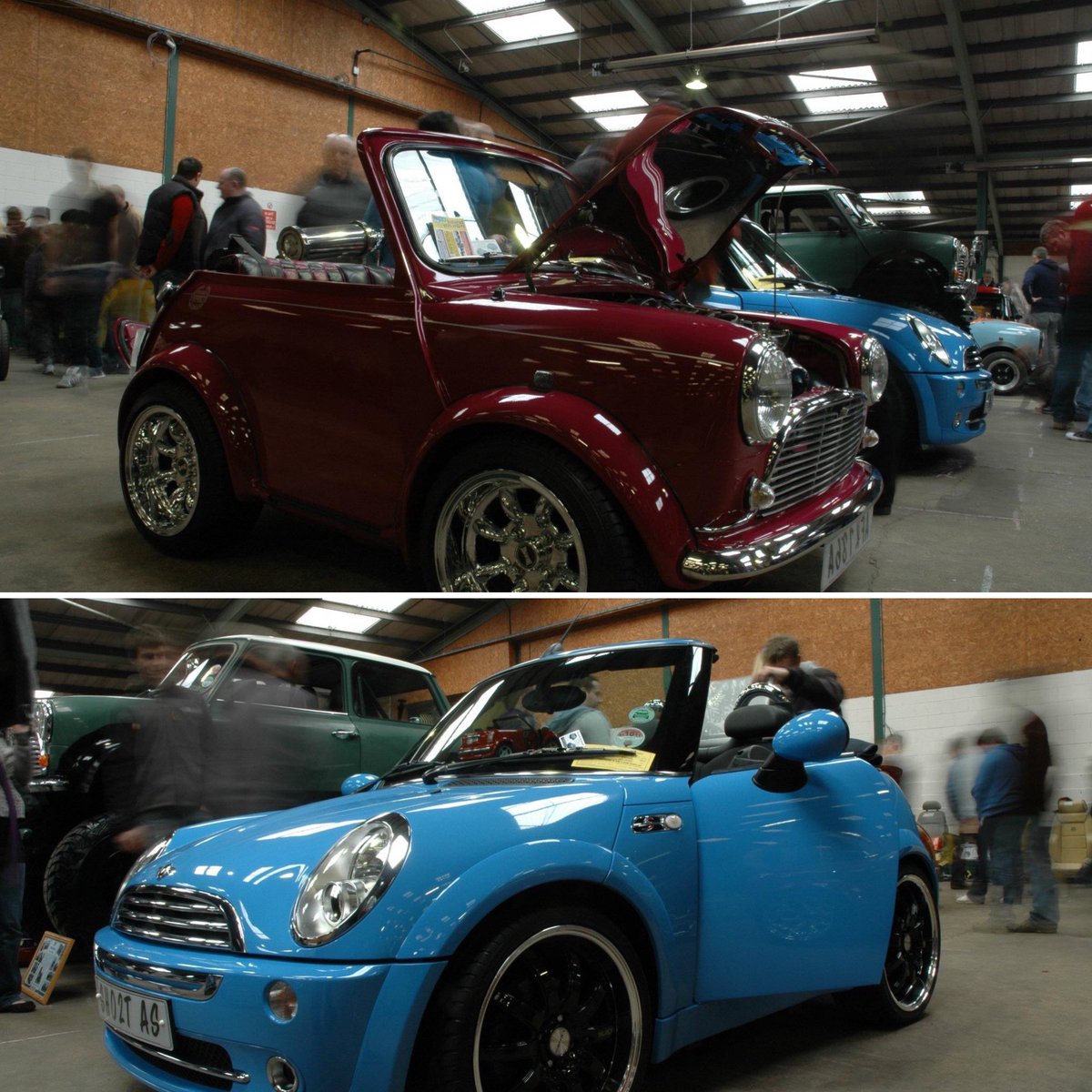 britishminiclub's tweet photo. #throwbackthursday to #minifair 2012 double trouble with 2 Mini Shorty’s. A rare sight indeed. Come and join the fun at https://t.co/LOGxa8GE4w #britishminiclub #minishorty #minifun #minilife #classicmini #modernmini #minidriver #classiccar #minishow #showandshine https://t.co/fkb2PeF0J2