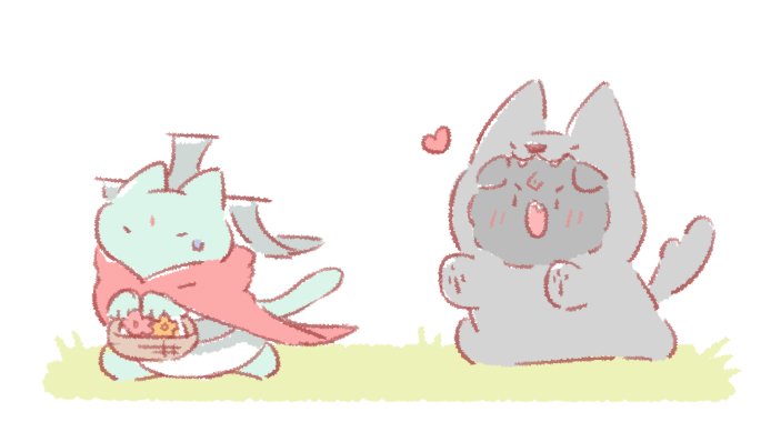 BlueStarWhale's tweet photo. 빨간 망토(🐱)와 늑대(🐶)❤ https://t.co/vPnVpriVgO