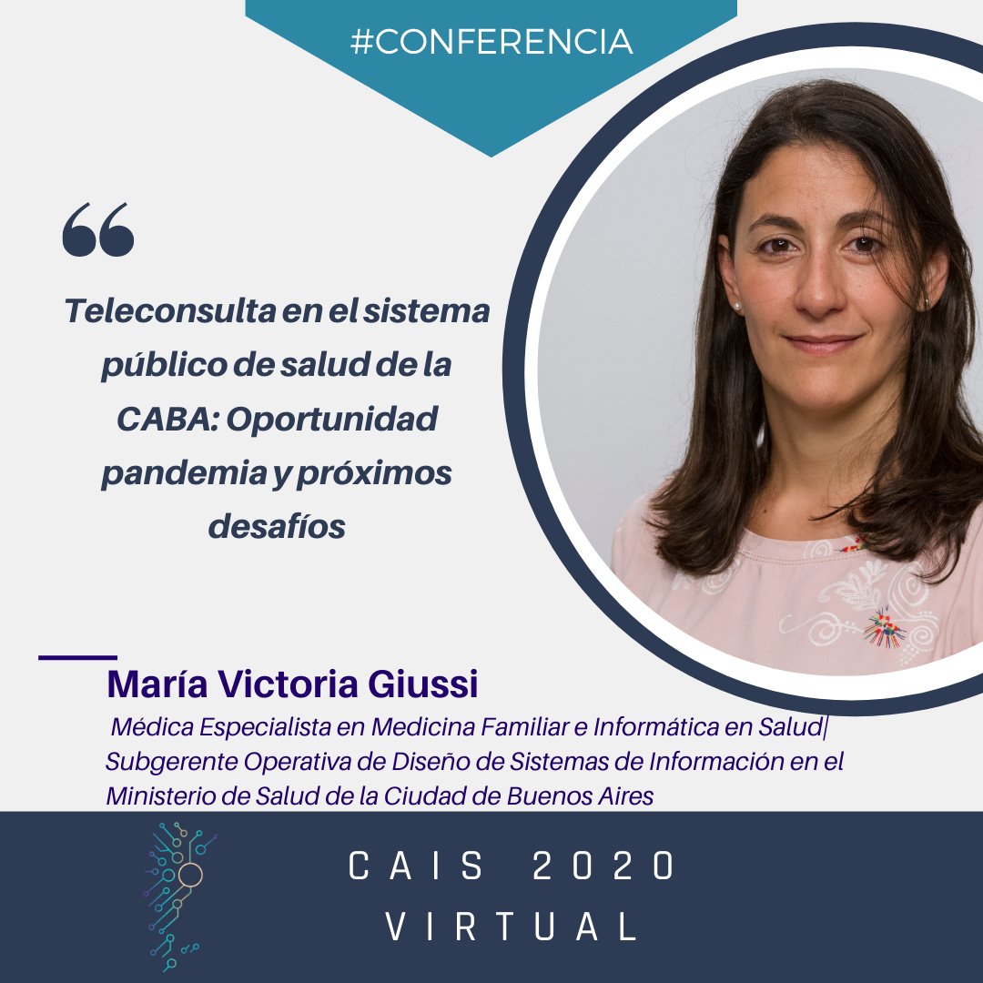 Tonymed2010's tweet photo. Más conferencias destacadas en el CAIS 2020 Virtual! https://t.co/T5ywoF9A9L