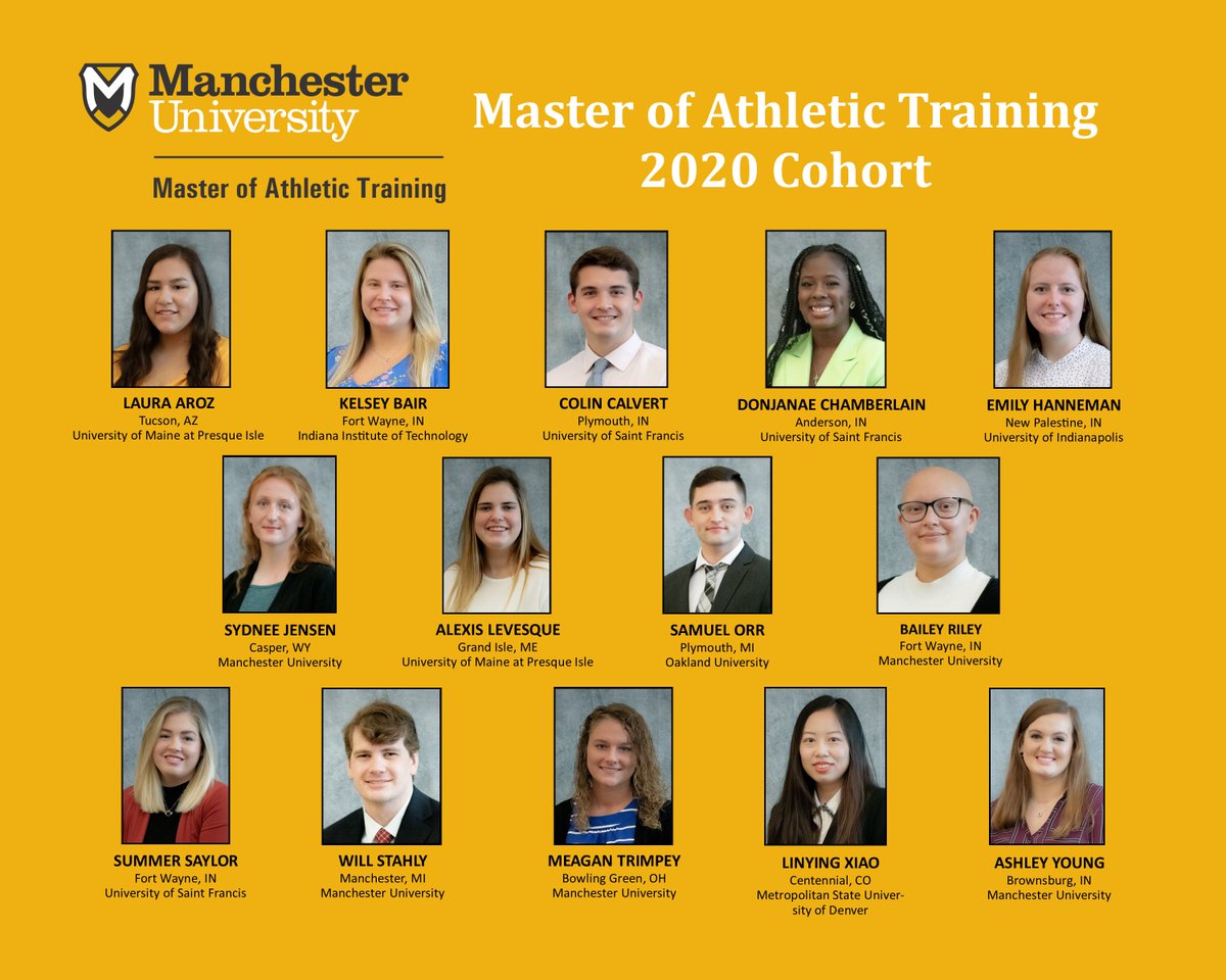 Manchester_AT's tweet photo. Our MAT program is thrilled to welcome 14 more MAT students to campus! https://t.co/2zHsOuBFku
