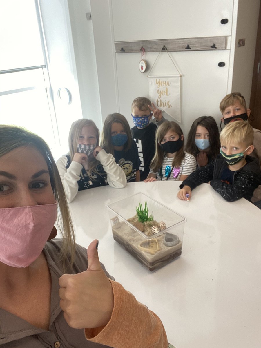 MissStein6's tweet photo. When you figure out one of your hermit crabs is molting you research.... and you find out that to keep it safe it needs to be in a seperate space! Inspired, designed, and created with these kiddos voice and choice during soft start this morning! @SoutheasternEl1 @DanielleChas1 https://t.co/0iybvsOB9c