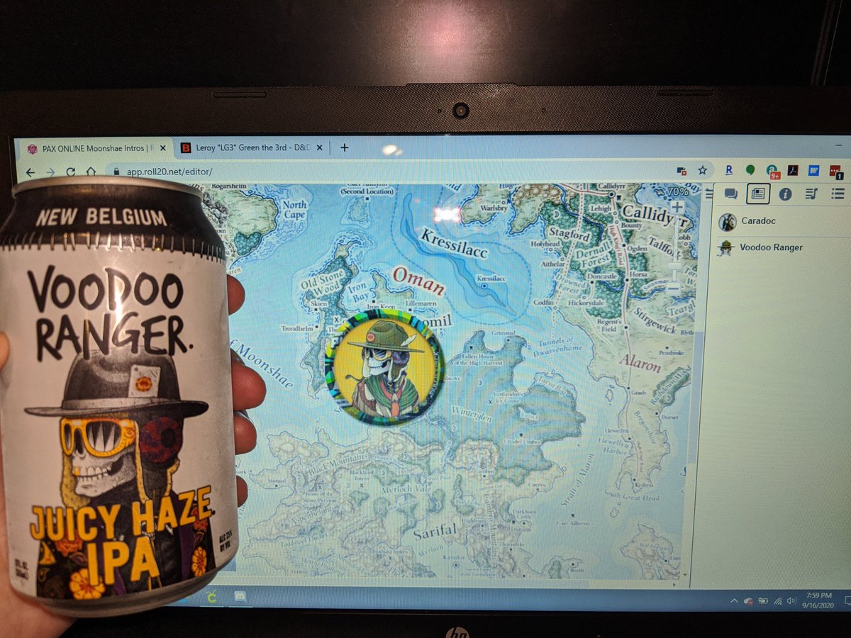 matt_brown84's tweet photo. @voodooranger Time to roll some dice, and #liveRangerously. #PAXOnline #DnD #roll20 #dndbeyond https://t.co/Y8Mk8S4Hf0