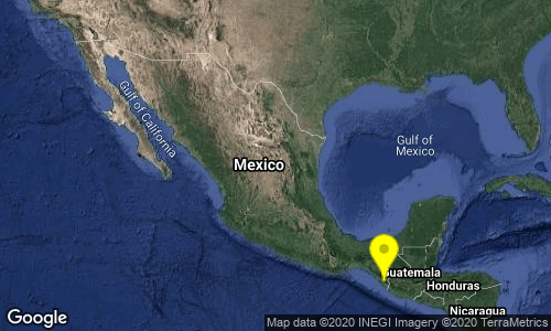 SismologicoMX's tweet photo. Preliminar: SISMO Magnitud 5.5 Loc  14 km al NOROESTE de HUIXTLA, CHIS 16/09/20 20:13:59 Lat 15.24 Lon -92.54 Pf 10 km https://t.co/Fx86m0BRlR